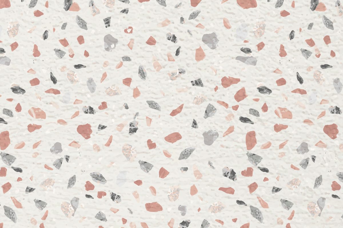 Pastel Terrazzo pattern background, abstract design